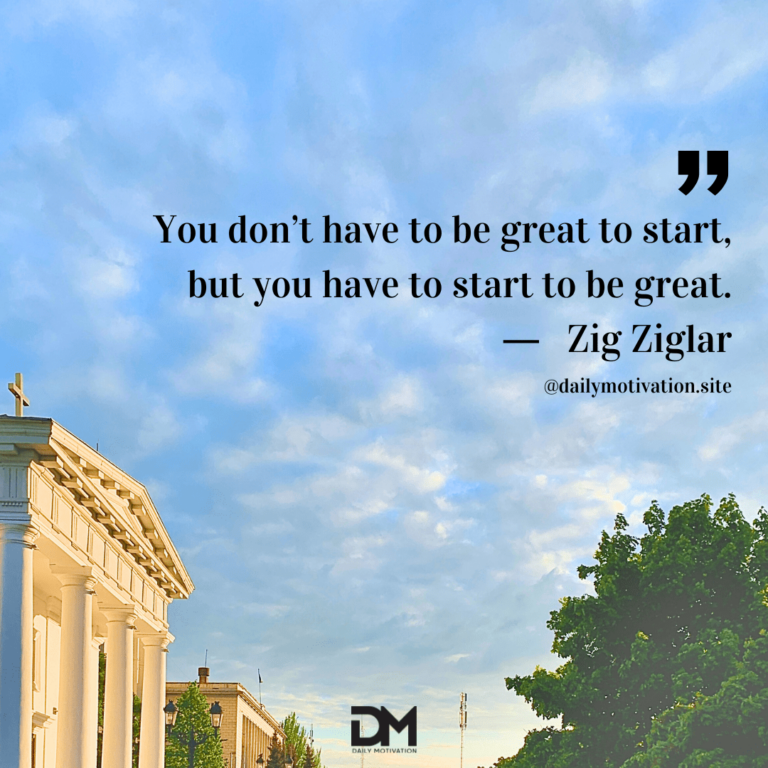 A fluffy blue sky above buildings.