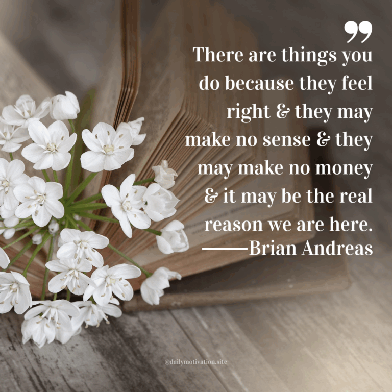 Open vintage book with pages fanned out and a small bundle of white flowers resting on top.