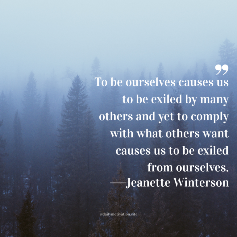 Foggy evergreen forest with tall trees fading into mist and cool blue-gray tones.