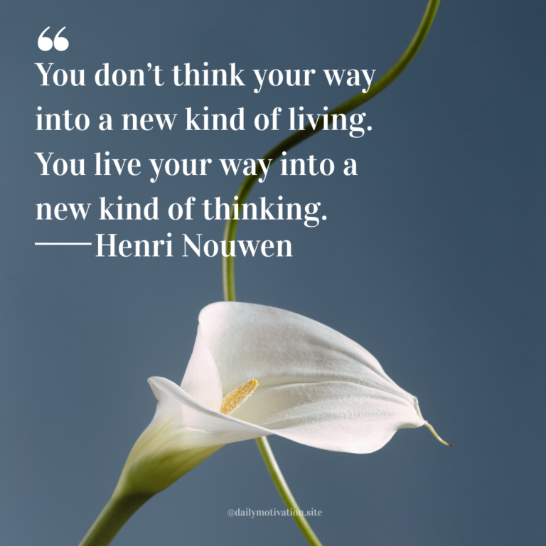 Elegant white calla lily with a curved green stem against a muted blue background.